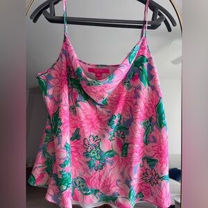 Lilly Pulitzer Bobbie Top “try your zest” print